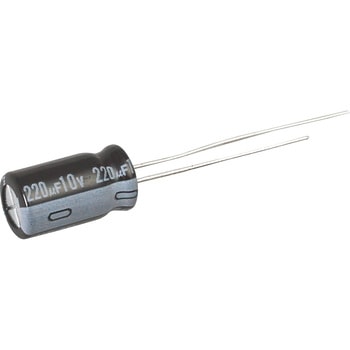 ニチコン アルミ電解コンデンサ 10V dc 220μF ニチコン
