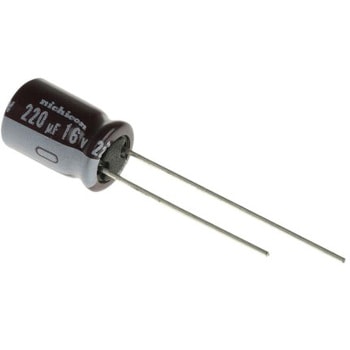 ニチコン アルミ電解コンデンサ 16V dc 220μF ニチコン
