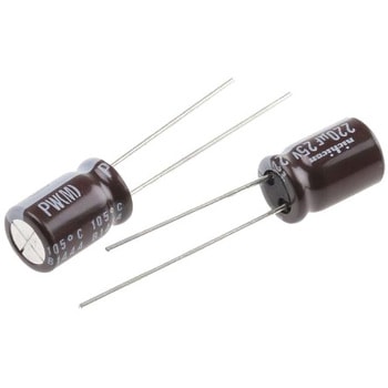 ニチコン アルミ電解コンデンサ 25V dc 220μF ニチコン