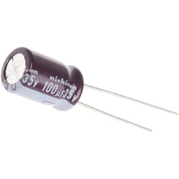 UPV1V101MGD ニチコン アルミ電解コンデンサ 35V dc 100μF UPV1V101MGD ニチコン アルミ電解コンデンサ 35V dc 100μF