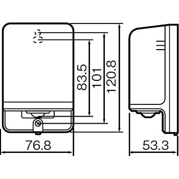 施設向 屋側壁取付熱線センサ付自動スイッチ パナソニック(Panasonic)