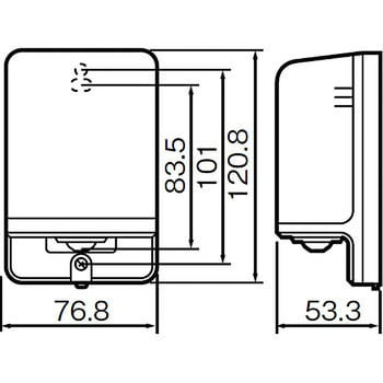 WTK3481 施設向 屋側壁取付熱線センサ付自動スイッチ 1個 パナソニック