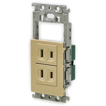 WTF10025G スイッチスペース・コンセント(取付枠付) Panasonic(パナソニック) 41035111