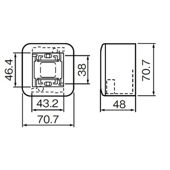 WVC9101W コスモシリーズ付属品 露出ボックス 1個 パナソニック