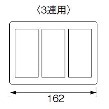 新金属スイッチプレート2型 パナソニック(Panasonic) コンセント