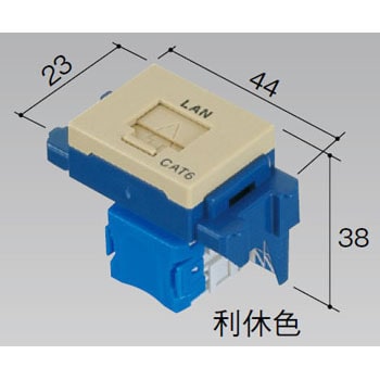 情報モジュラジャック(CAT5E)埋込型 パナソニック(Panasonic) 電設用 