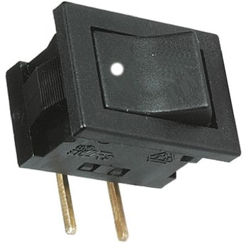 ロッカースイッチ 日本電産コパル電子 (フジソク) 黒 ニデックコンポーネンツ(旧:日本電産コパル電子/フジソク)