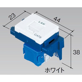 情報モジュラジャック(CAT6)埋込型