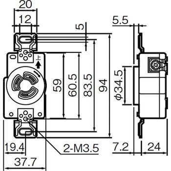 機器用埋込コンセント Panasonic(パナソニック)