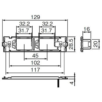 住設機器用フルカラー組み合わせ用取付枠 Panasonic(パナソニック)