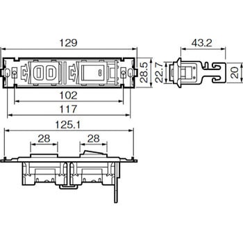 住設機器用フルカラーコンセント Panasonic(パナソニック)