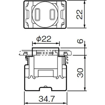 住設機器用埋込コンセント Panasonic(パナソニック)