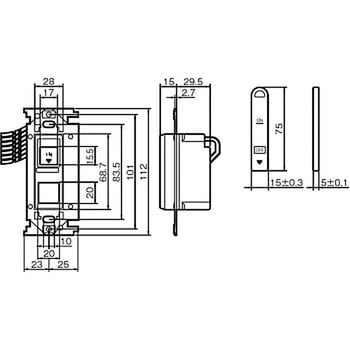 WNH5611 埋込タブレットスイッチ(客室用)(位置表示機能付)(3回路) 1個 