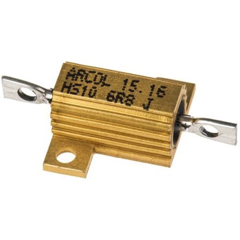 Arcol 大電力用，メタルクラッド抵抗器，10W，6.8Ω，±5% ARCOL(OHMITE)