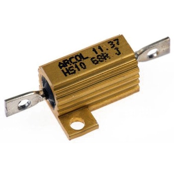 Arcol 大電力用，メタルクラッド抵抗器，10W，68Ω，±5% - ARCOL(OHMITE)