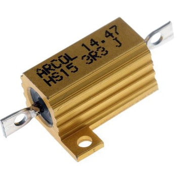 Arcol 大電力用，メタルクラッド抵抗器，15W，3.3Ω，±5% - ARCOL(OHMITE)