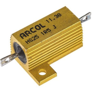 Arcol 大電力用，メタルクラッド抵抗器，25W，1.5Ω，±5% ARCOL(OHMITE)