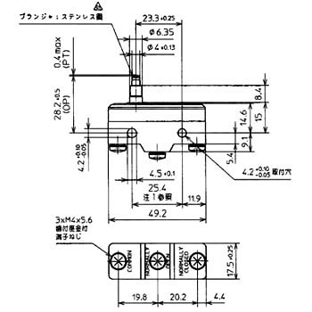 基本形マイクロスイッチ BZ シリーズ