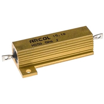 Arcol 大電力用，メタルクラッド抵抗器，50W，5.6Ω，±5% ARCOL(OHMITE)