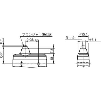 BA-2RB-T4-J 高容量形マイクロスイッチ BAシリーズ 1個 azbil(山武) 【通販モノタロウ】