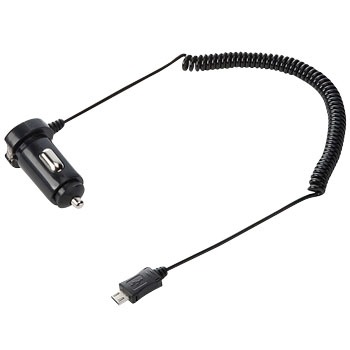 スマートフォン用microUSBカーチャージャー サンワサプライ