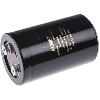 KEMET アルミ電解コンデンサ，ネジ端子 500V dc 1000μF KEMET