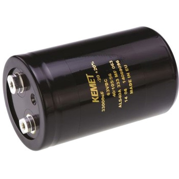 KEMET アルミ電解コンデンサ，ネジ端子 63V dc 33000μF KEMET