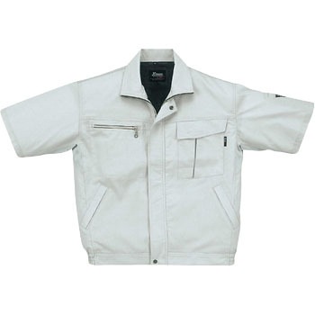 1251 スムースロン 半袖ブルゾン(春夏用) ジーベック