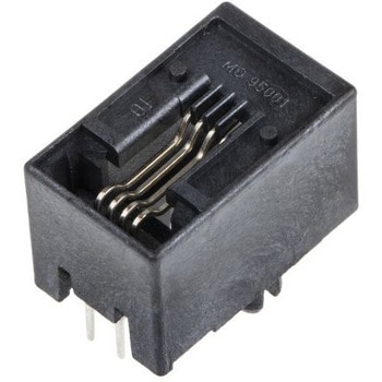 RJ10 モジュラーコネクタ Molex 4P4C， メス 日本モレックス(molex)