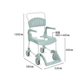 トイレット・シャワー用車椅子 (本体) etac