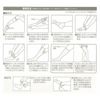 アンシルク(R)・ビバナス(ハイソックス) M ホワイト 1箱(1足入) - アルケア