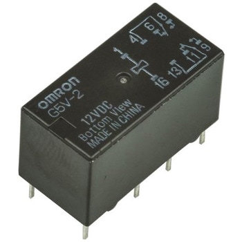 ミニリレー (汎用・ローコスト・2極信号用リレー) G5V-2 omron(オムロン)