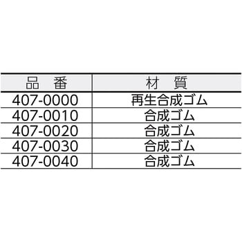 407-0000 クッションマット 1MX5MX5mm ブラック 1巻 ミヅシマ工業