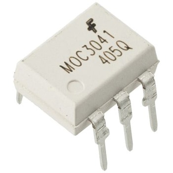 フォトカプラ ON Semiconductor MOC3041M， トライアック出力， 6-Pin ON SEMICONDUCTOR