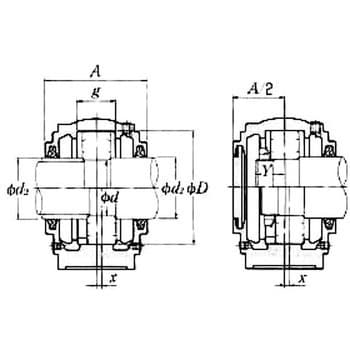 プランマブロック 二つ割形 SN3大口径形