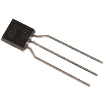 BC547CTA ON Semiconductor NPN トランジスタ， 45 V， 100mA， 3-Pin