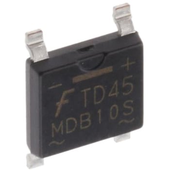 ON Semiconductor 整流用 ブリッジダイオード 単相 1A， 1000V， 4-Pin MicroDIP ON SEMICONDUCTOR