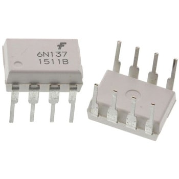 フォトカプラ ON Semiconductor 6N137M， ロジックゲート出力， 8-Pin ON SEMICONDUCTOR