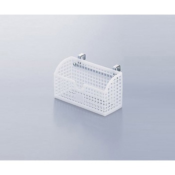 カラーセット台用オプション メッシュラック 白 225×87×120mm ナビス(アズワン)