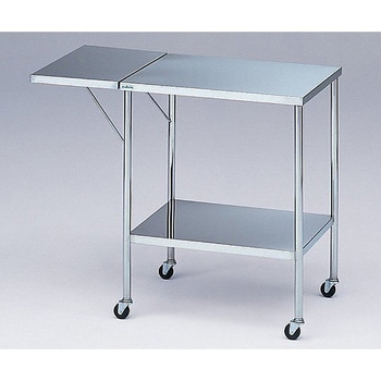 袖付器械卓子 縁なし 600×450×800mm アズワン