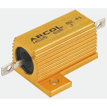 HS50 6R8 J Arcol 大電力用，メタルクラッド抵抗器，50W，6.8Ω，±5