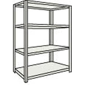 53W14 �y�ʃ{���g���J���I ����1500mm TRUSCO �O���[�F �g���� �X�`�[�� �׏d1000kg 4�i �Ԍ�890mm���s615mm  53W14 41123914