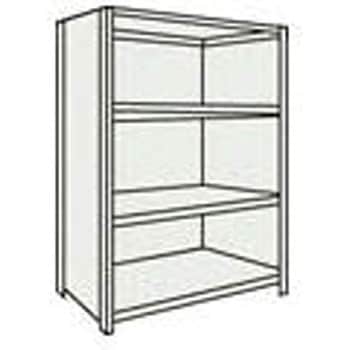 軽量棚背板・側板付 1215×465×1804 天地4段 TRUSCO