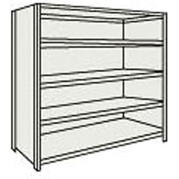 軽量ボルト式棚 背板・側板付 高さ1800mm TRUSCO