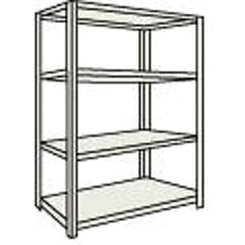 中棚ボルトレス軽量棚 1218×468×1504 天地4段 TRUSCO