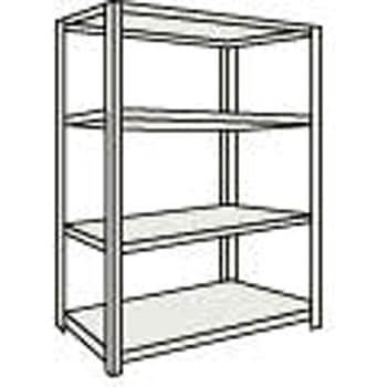 中棚ボルトレス軽量棚 1518×318×1504 天地4段 TRUSCO