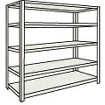 中棚ボルトレス軽量棚 1518×618×1804 天地5段 TRUSCO