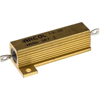 Arcol 大電力用，メタルクラッド抵抗器，50W，2.7Ω，±5% ARCOL(OHMITE)