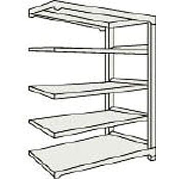 M26465B �y���ʃ{���g���X�IM2�^ ����1800mm �A���^ TRUSCO �X�`�[�� �O���[�F �g�����d�l 5�i �Ԍ�1160mm���s609mm 1�Z�b�g M26465B 41127414