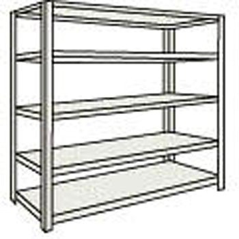 軽中量ボルトレス棚M2型 高さ1800mm 単体型 TRUSCO